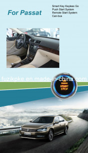Passat Entry Keyless Go Smart Key Push Button Remote Start Can-Bus Alarm for Volkswagen