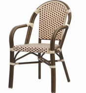 Patio Aluminum Wicker Cafe Chair (BC-08010)