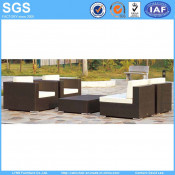 Patio Furniture Balcony Poly Rattan/Wicker Sofa