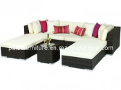 Patio Garden Outdoor Rattan Wicker Sofa Set (PAS-1102D)