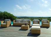 Patio Rattan Sofa Set (S0043)