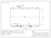 Performance Cooling Auto Radiator for Honda Civic 1.5' 12- at