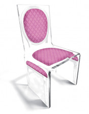 Pink Acrylic Chair Sale Well