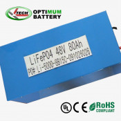 Plastic Case UPS 48V 80ah Lithium Iron Phosphate Battery Pack