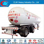 Popular 60m3 Propane LPG Gas Trailers for Hot Sale