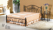 Popular Home/Company Metal Painting Bed (601#)