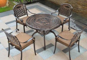 Popular Outdoor Dining Furniture Cast Aluminum Dining Chair (SZ216; SD515)