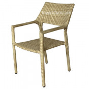 Popular Patio Rattan Wicker Woven Dining Chair