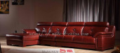 Popular Red Leather Living Room/Home Furniture Sectional Corner Sofa (N826)