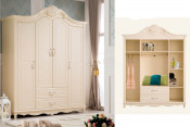 Popular Style 4 Doors Livingroom Wooden Wardrobe Design (JB-8012A)