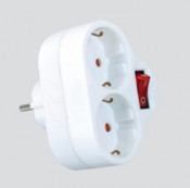 Power Adaptor with Switch (Sweden, Denmark, Norway, Finland)