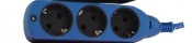 Power Extension Strip, Blue Color