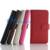 Pure Color Leather Wallet Case Cover for iPhone 5 5g 5s