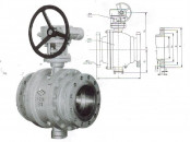Q347f-16c/25/40/60 Casting Steel-Static Ball Valve