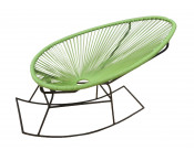 Quality Steel Rattan Rocking Chair