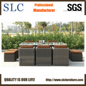 Rattan Furniture/PE Rattan Table Set/ Popular Outdoor Table Set (SC-A7199-H)