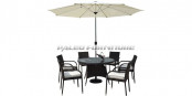 Rattan Garden Patio Wicker Outdoor Dining Chair Fueriture Set (PAD-086)