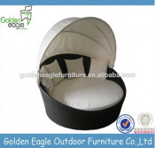 Rattan / Wicker Sofa with Canopy and Cushion