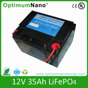 Rechargeable Lithium Battery Pack for UPS with CE RoHS 12V 35ah
