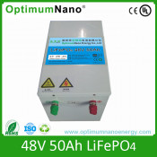 Rechargeable Lithium Li Ion Solar Battery Pack 48V 50ah