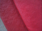Red PU Material Leather Mg40