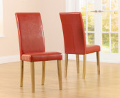 Red Parson Chair/PU Chair/Bonded Leather Chair