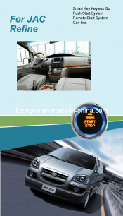 Refine Entry Keyless Go Smart Key Push Button Remote Start Can-Bus Alarm for JAC