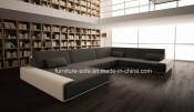Rest Room Furniture 3seater Chaise Leather Sofa (SF175)