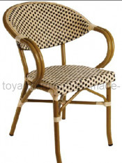 Restaurant Chair Wedding Chair Patio Rattan Aluminum Furniture