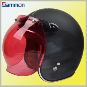 Retro Harley Helmet with Bubble Mask (MH117)