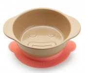 Rice Husk Fibre Biodegradable Kid's Bowl with Silicone Base