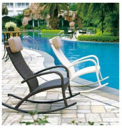 Rocking Wicker Chair - Outdoor Furniture (L0032)
