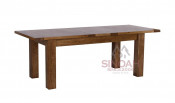 Rustic Oak Wooden Furniture Dining Furnitue Extending Dining Table (RC13T)