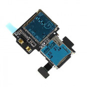 SD SIM Card Reader Holder Slot Flex Cable Ribbon for Samsung Galaxy S4 Gt I9505