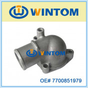 Sbc/Bbc Chrome Water Neck Thermostat Housing 7700851979 Outlet for Peugeot