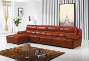 Sectional Leisure Leather Sofa (L. P2801#)