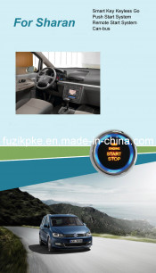Sharan Entry Keyless Go Smart Key Push Button Remote Start Can-Bus Alarm for Volkswagen