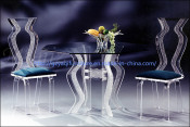 Simple Design Acrylic Coffee Chair