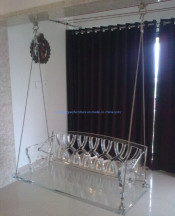Simple Design Acrylic Hollow Outdoor Swing