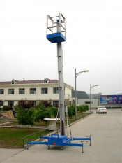 Single Ladder Elevating Platform