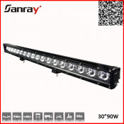 Single Row Waterproof IP67 30"90W LED Light Bar