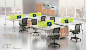 Single Seat Office Cubicle with Fixed Pedestal (BS-A14)