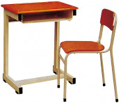 Single Student Desk and Chair