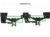 Sinotruck HOWO Foton Trailer Spare Parts Truck Suspension Spring