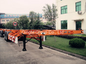 Skeleton Container Semi Trailer with 2 Axles (QDT9352TJZG)