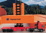 Skeleton Semi Trailer for Container Transportation
