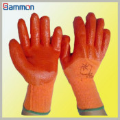 Sm1096 Thicken PVC Coated Palm Work Gloves