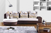 Small Corner Living Room Sofa, Modern Fabric Corner Sofa