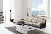 Small House Furniture Leather Sofa Set with Couch (SO64)