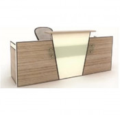 Small MOQ Office Furniture Modern Reception Desk
